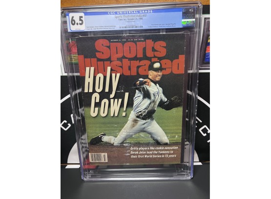 Sports Illustrated Derek Jeters 1st Cover CGC 6.5