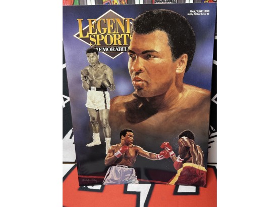 1993 Sports Legends Magazine Muhammad Ali ~ 46th Edition ~ Card & Post Card Inserts!