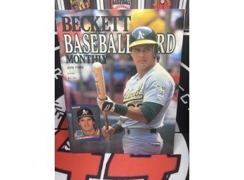BECKETT BASEBALL MONTHLY JULY 1988 ~ JOSE CANSECO COVER