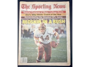 The Sporting News ~ 12/26 1983 'redskins In A Rush' John Riggins Cover