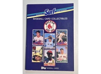 1988 Boston Red Sox Surf Topps Baseball Card Collectibles Book - ALL TOPPS CARDS