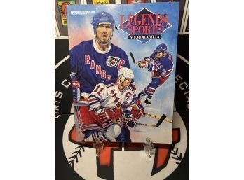 1992 Sports Legends Magazine ~ Mark Messier Cover Hobby Edition With Card & Postcard Inserts