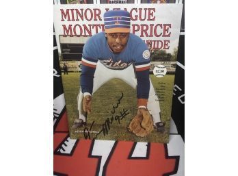 1988 Minor League Monthly Price Guide Kevin Mitchell Signed