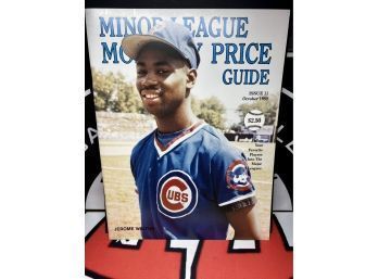 MINOR LEAGUE MONTHLY ~ OCTOBER 1989 JEROME WALTON COVER  MICKEY PINA BACK