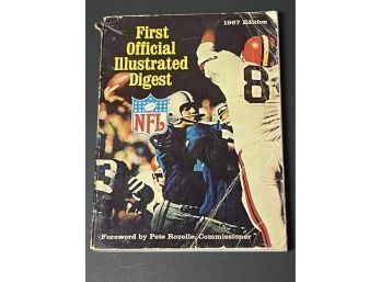 1967 First Official Illustrated Digest NFL