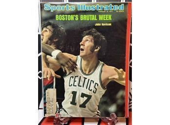 February 18, 1974 John Havlicek Boston Celtics Sports Illustrated