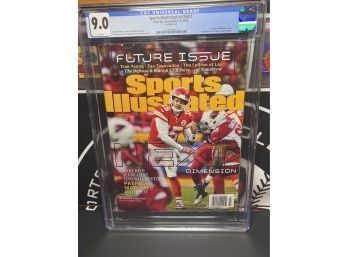 Sports Illustrated ~ Patrick Mahomes 1st Cover ~ CGC 9.0