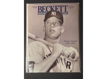 1995 Beckett Magazine Mickey Mantle 1931-1995