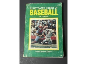 1971 Illustrated Digest Of Baseball ~ Special National Edition