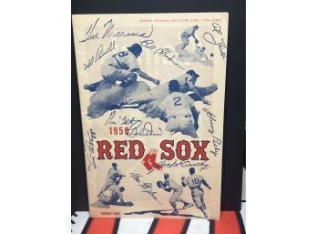 1950 Boston Red Sox OFFICIAL PROGRAM & SCORE CARD RED SOX VS TIGERS
