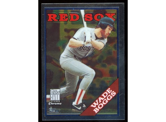 2000 Topps Chrome Baseball Wade Boggs #200 Boston Red Sox HOF
