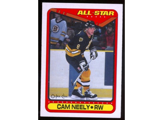 1990 OPC Hockey Cam Neely All-star #201 Boston Bruins HOF