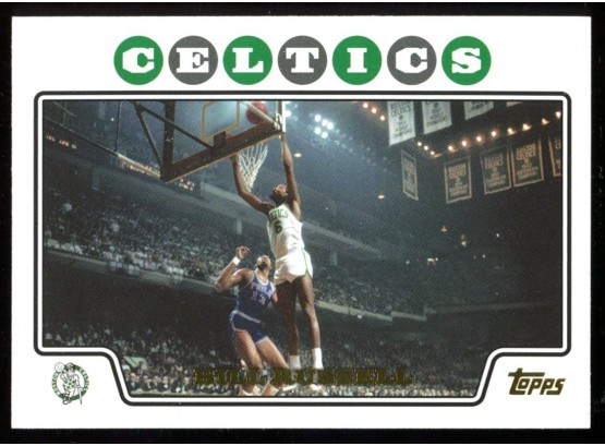 2008 Topps Basketball Bill Russell #175 Boston Celtics HOF