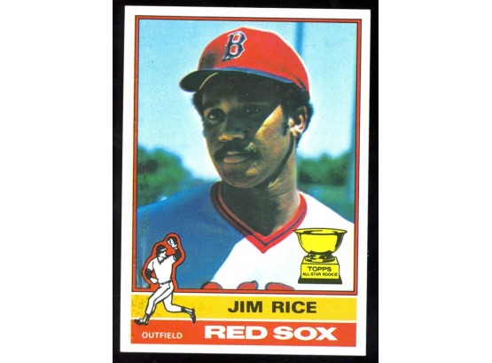 1976 Topps Baseball Jim Rice All Star Rookie Cup #340 Boston Red Sox Vintage HOF