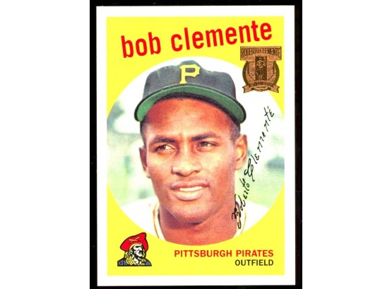 1997 Topps Commemorative Reprint Baseball Roberto Clemente #478 Pittsburgh Pirates HOF
