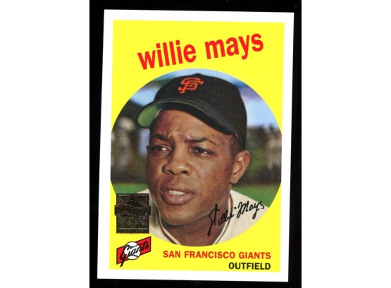1996 Reprint ~ 1959 Topps Willie Mays