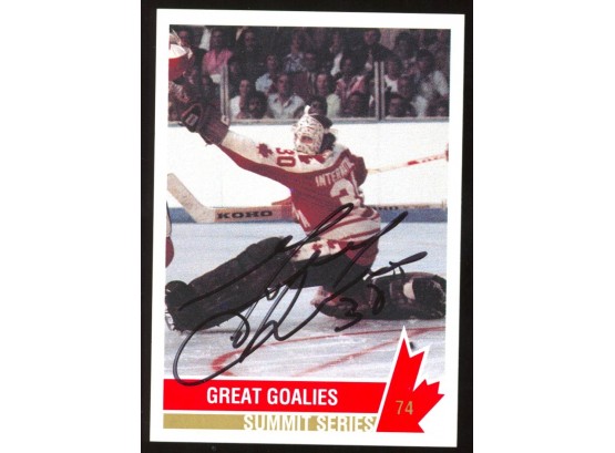1992 Future Trents 1976 Canada Cup 'great Goalies' Gerry Cheevers Vladislav Tretiak Auto