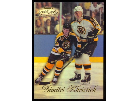 1998 Topps Gold Label Hockey Dimitri Khristich #23 Boston Bruins