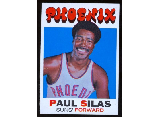 1971 Topps Basketball Paul Silas #54 Phoenix Suns Vintage