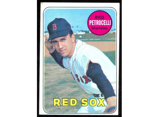 1969 Topps Baseball Rico Petrocelli #215 Boston Red Sox Vintage HOF