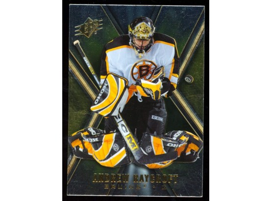 2005 Upper Deck SP Authentic Hockey Andrew Raycroft #8 Boston Bruins