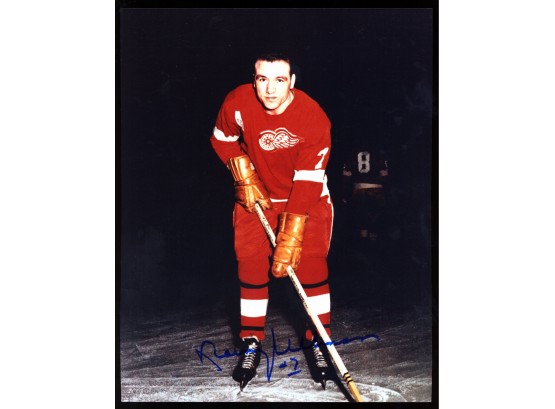 Ted Lindsay 8x10 Autograph Detroit Red Wings Auto