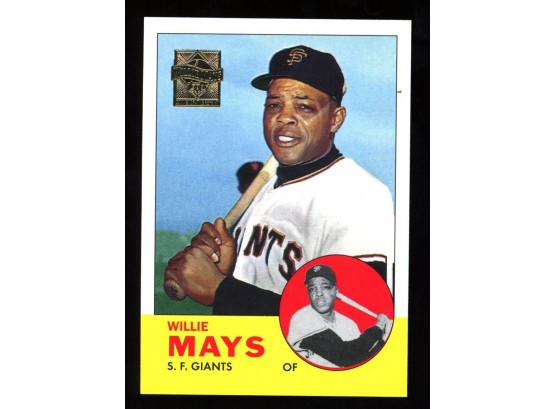 1996 Topps Reprint Of 1963 Topps Willie Mays
