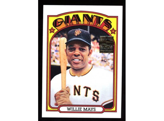 1996 Topps Reprint Of 1972 Topps Willie Mays