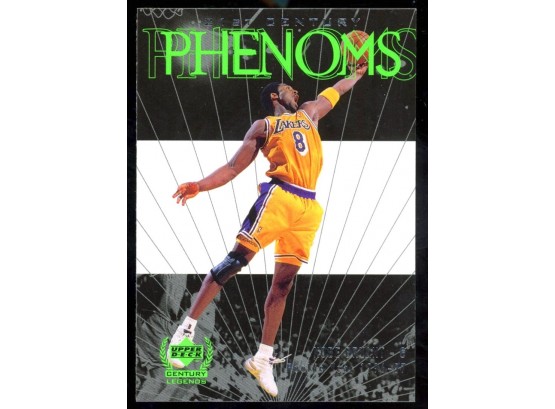 1999 Upper Deck Century Legends Kobe Bryant Phenoms #51 Los Angeles Lakers HOF