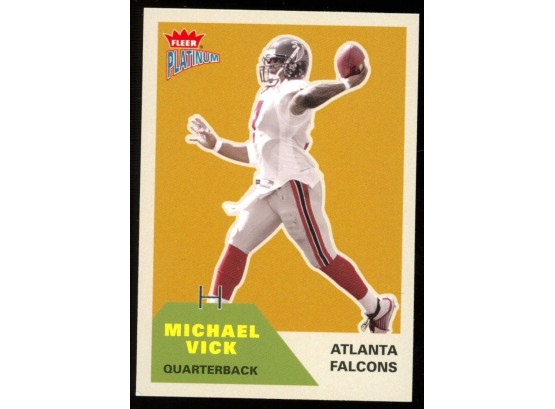 2002 Fleer Platinum Football Michael Vick #154 Atlanta Falcons Legend