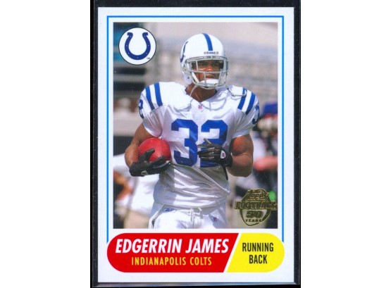 2005 Topps Football Edgerrin James 50 Years #TB13 Indianapolis Colts