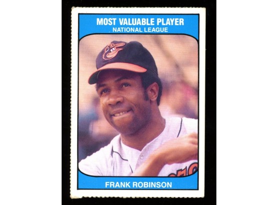1985 TCMA Frank Robinson MVP 1961 & 1966