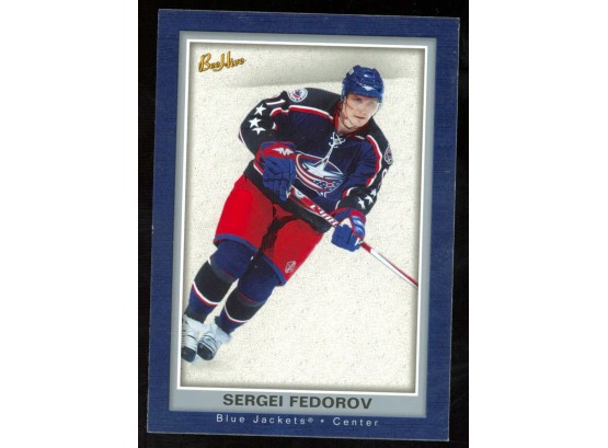 2005 Upper Deck Beehive Hockey Sergei Fedorov #27 Colombus Blue Jackets HOF