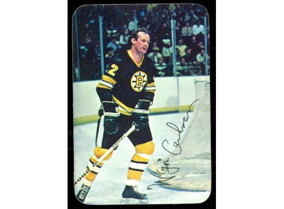1977 Topps Glossy Hockey Wayne Cashman #1 Boston Bruins Vintage