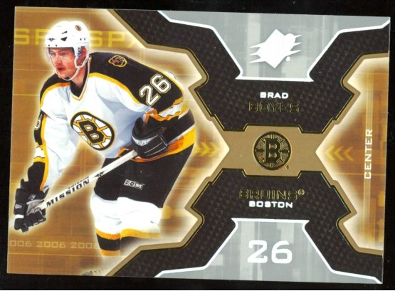 2006 Upper Deck SP Hockey Brad Boyes #9 Boston Bruins
