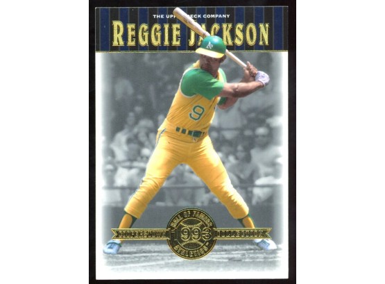 2001 Upper Deck Cooperstown Collection Reggie Jackson #1 Oakland Athletics HOF