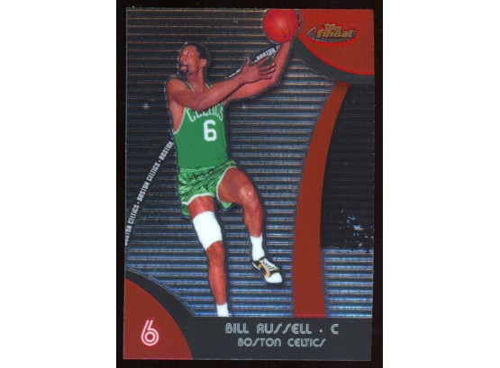 2007 Topps Finest Basketball Bill Russell #44 Boston Celtics HOF