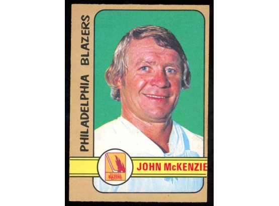 1972 O-pee-chee Hockey Johnny McKenzie #338 Philadelphia Blazers Vintage