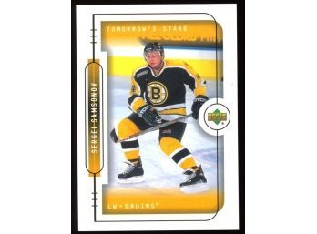 2001 Upper Deck Hockey Sergei Samsonov Tomorrow's Stars #BB2 Boston Bruins
