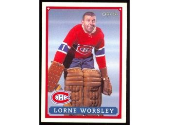 1993 O-pee-chee Hockey Lorne Worsley #64 Montreal Canadiens HOF