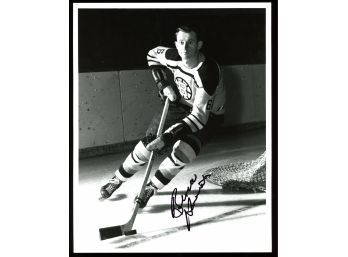 Bronco Horvath 8x10 Autograph Boston Bruins