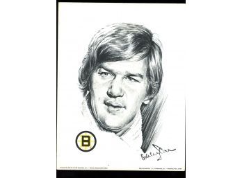 Charles Linnett Portrait Of Bobby Orr - Boston Bruins
