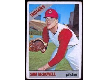 1966 Topps Baseball Sam McDowell #470 Cleveland Indians Vintage