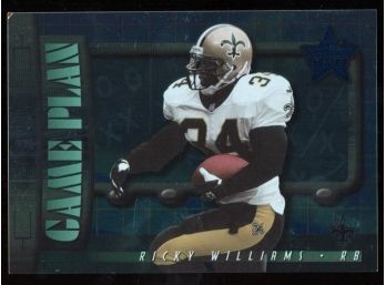 2000 Leaf Rookies And Stars Football Ricky Williams 'game Plan' /2000 #GP-18 New Orleans Saints