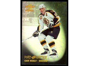 1995 Pinnacle Hockey Cam Neely Mad Hatter #4 Boston Bruins HOF