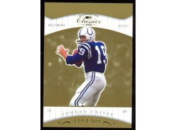 2001 Donruss Classics Football Johnny Unitas /1425 #172 Indianapolis Colts HOF