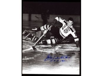 Milt Schmidt 8x10 Autograph Vintage Boston Bruins 'HOF 1961' Inscription!