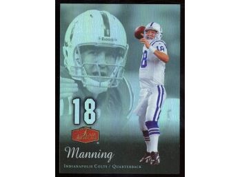 2006 Flair Showcase Football Peyton Manning #41 Indianapolis Colts HOF