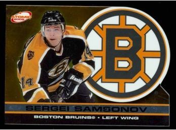 2001 Pacific Atomic Hockey Sergei Samsonov #8 Boston Bruins