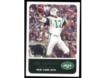 2000 Fleer Football Joe Namath Greats Of The Game #8RC New York Jets HOF